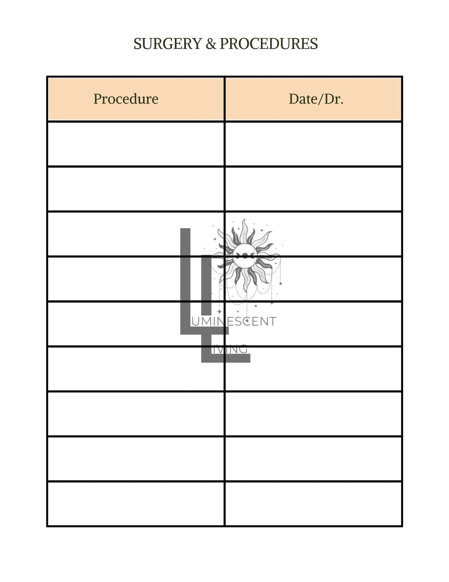 Vintage Roses 1 Medical Symptoms Tracking Journal (Digital)