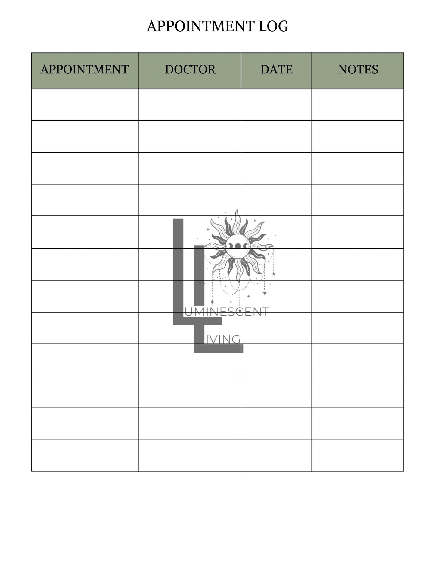 Vintage Roses 2 Medical Symptoms Tracking Journal (Digital)