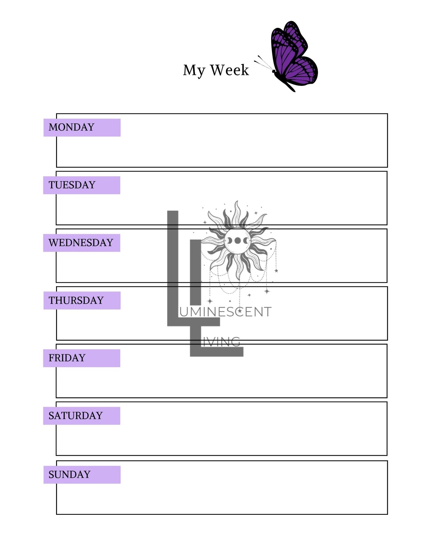 Purple Tears Medical Symptoms Tracking Journal (Digital)