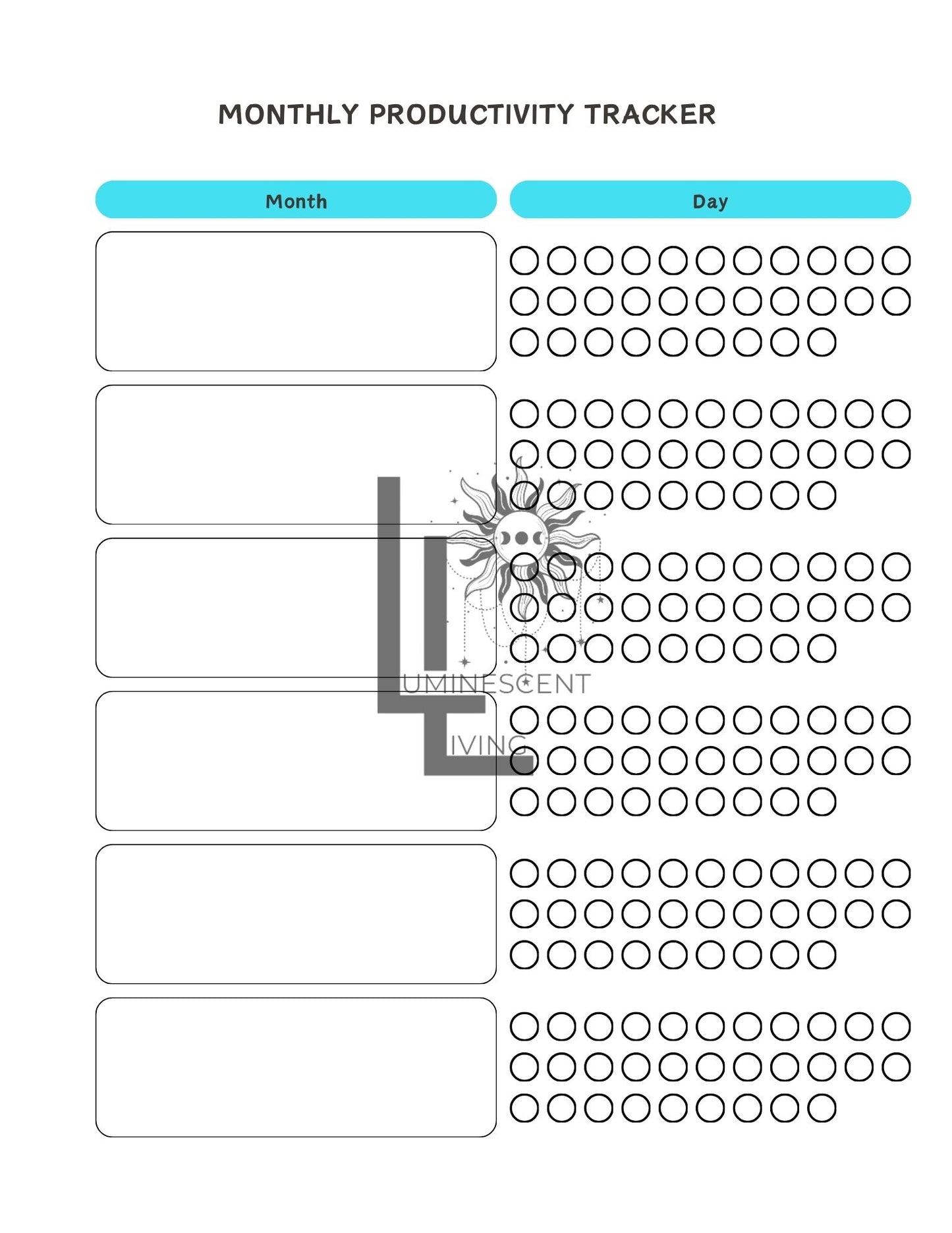 Tropical Dreams Medical Symptoms Tracking Journal (Digital)