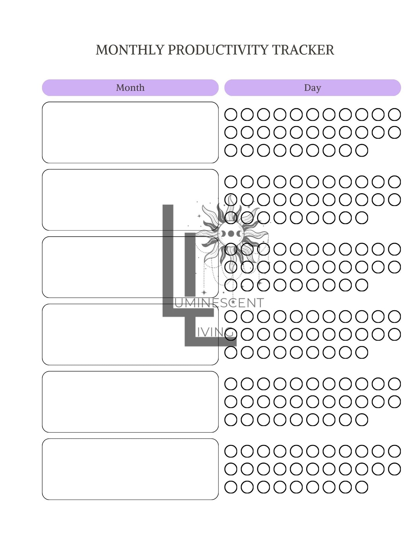 Purple Tears Medical Symptoms Tracking Journal (Digital)