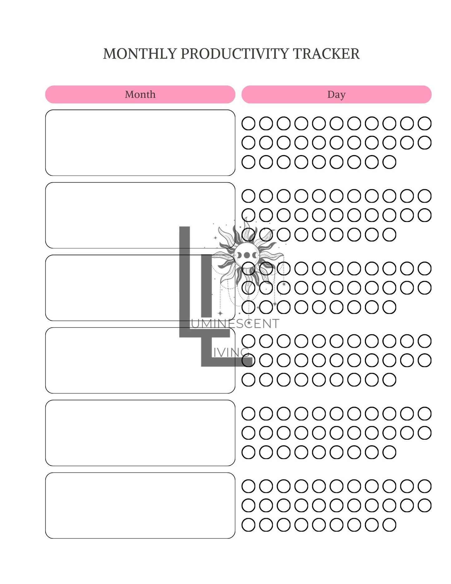 Rose Garden Medical Symptoms Tracking Journal (Digital)