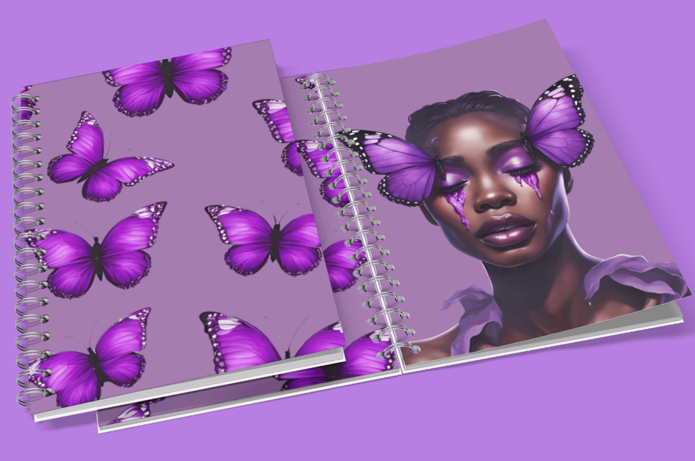 Purple Tears Medical Symptoms Tracking Journal (Digital)